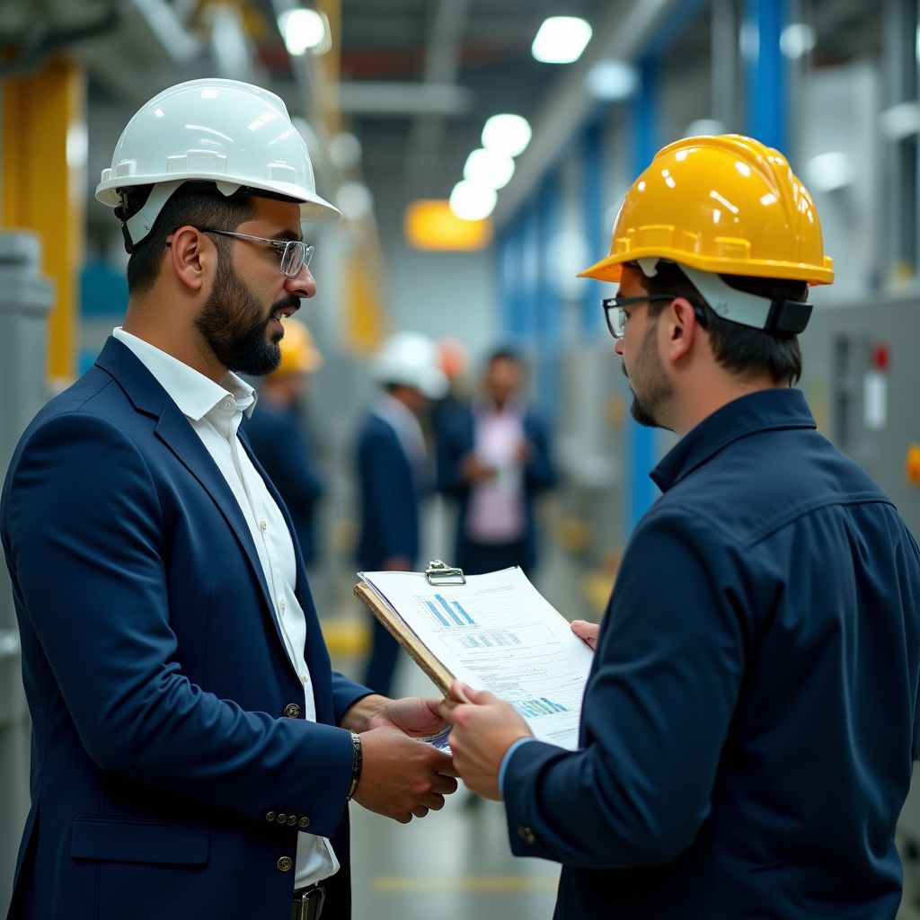 Visita a instalaciones de cliente industrial