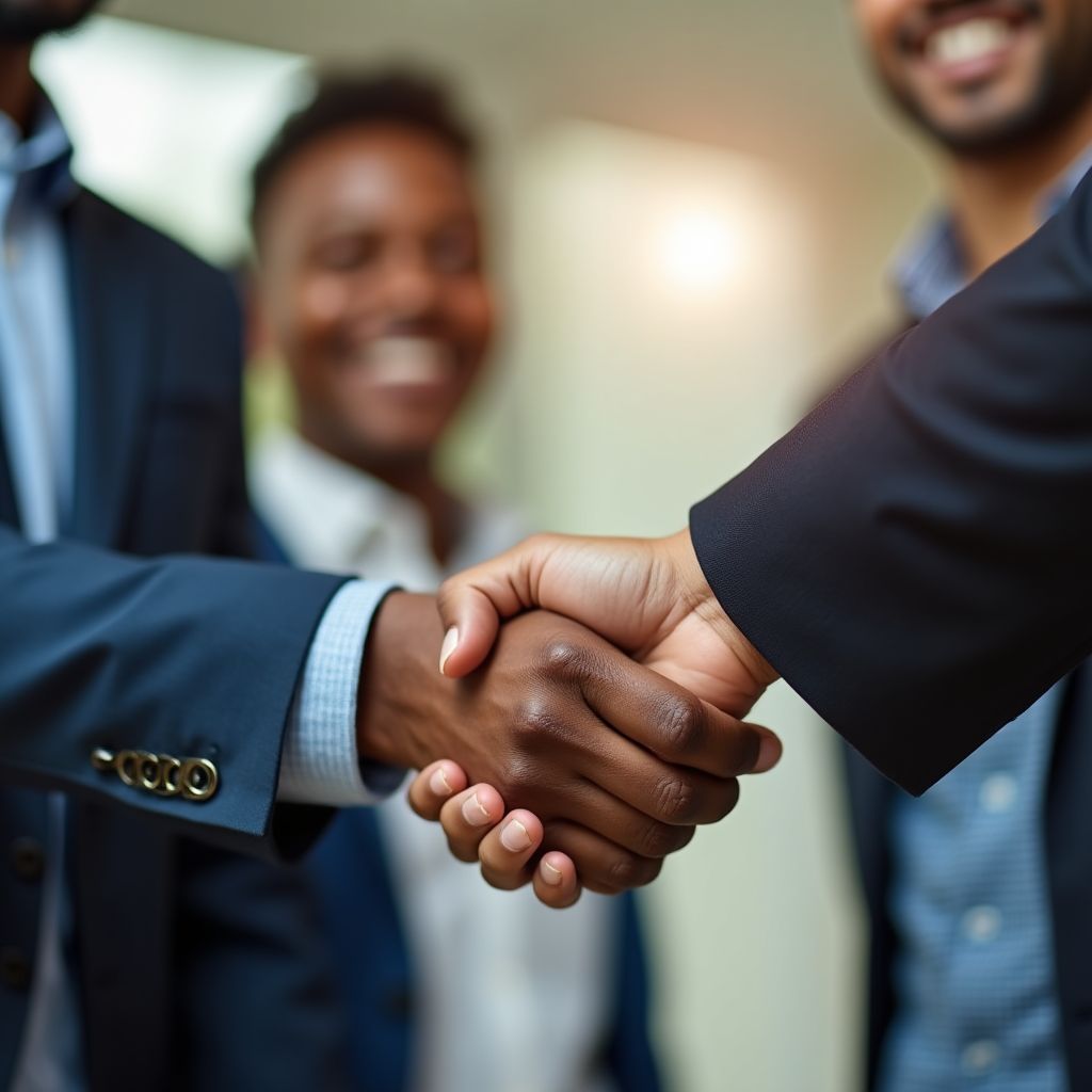 Cliente satisfecho con los servicios de consultoría