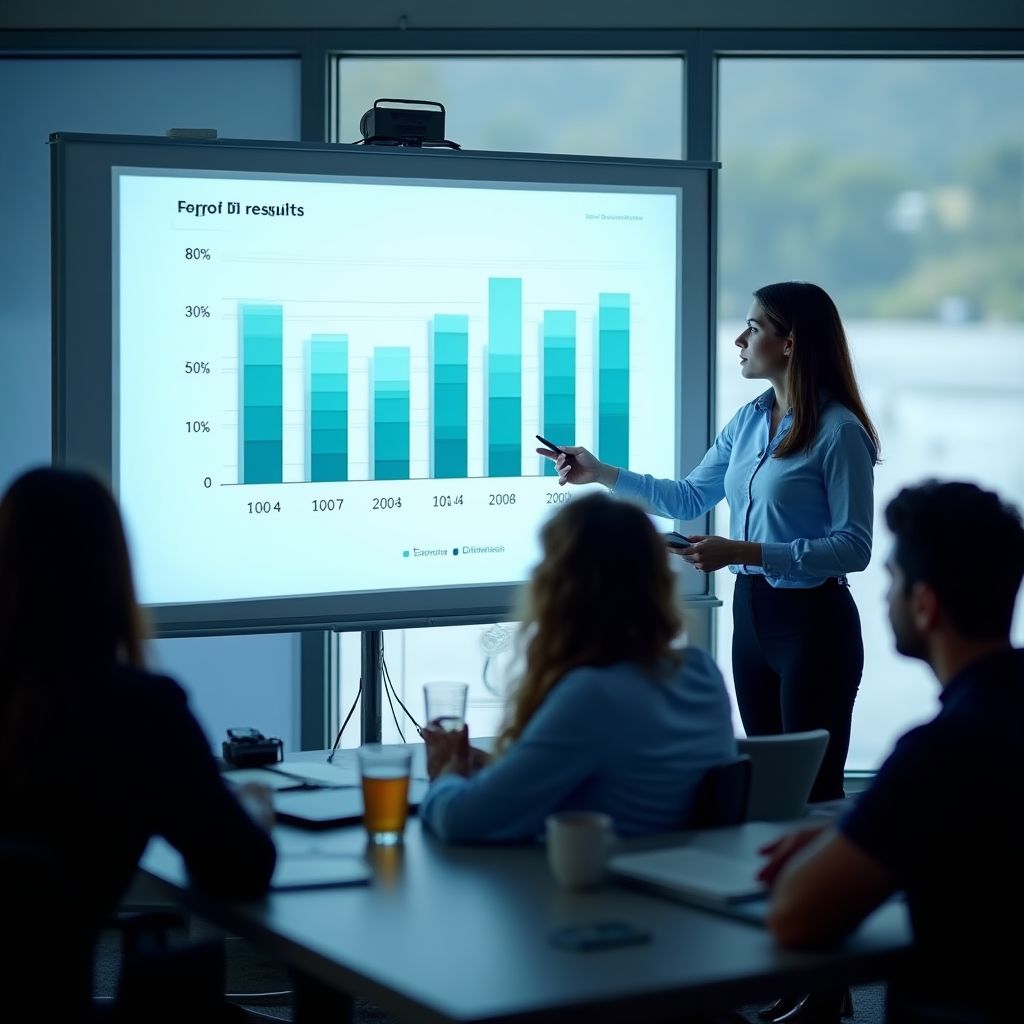 Presentación de resultados a clientes